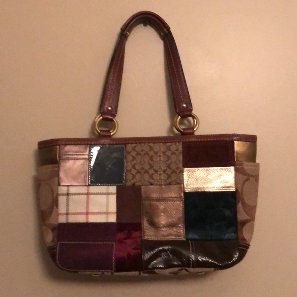 Patchwork Coach Purse Circa 2007 - image 4